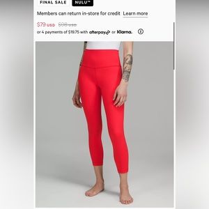 lululemon align HR 25”